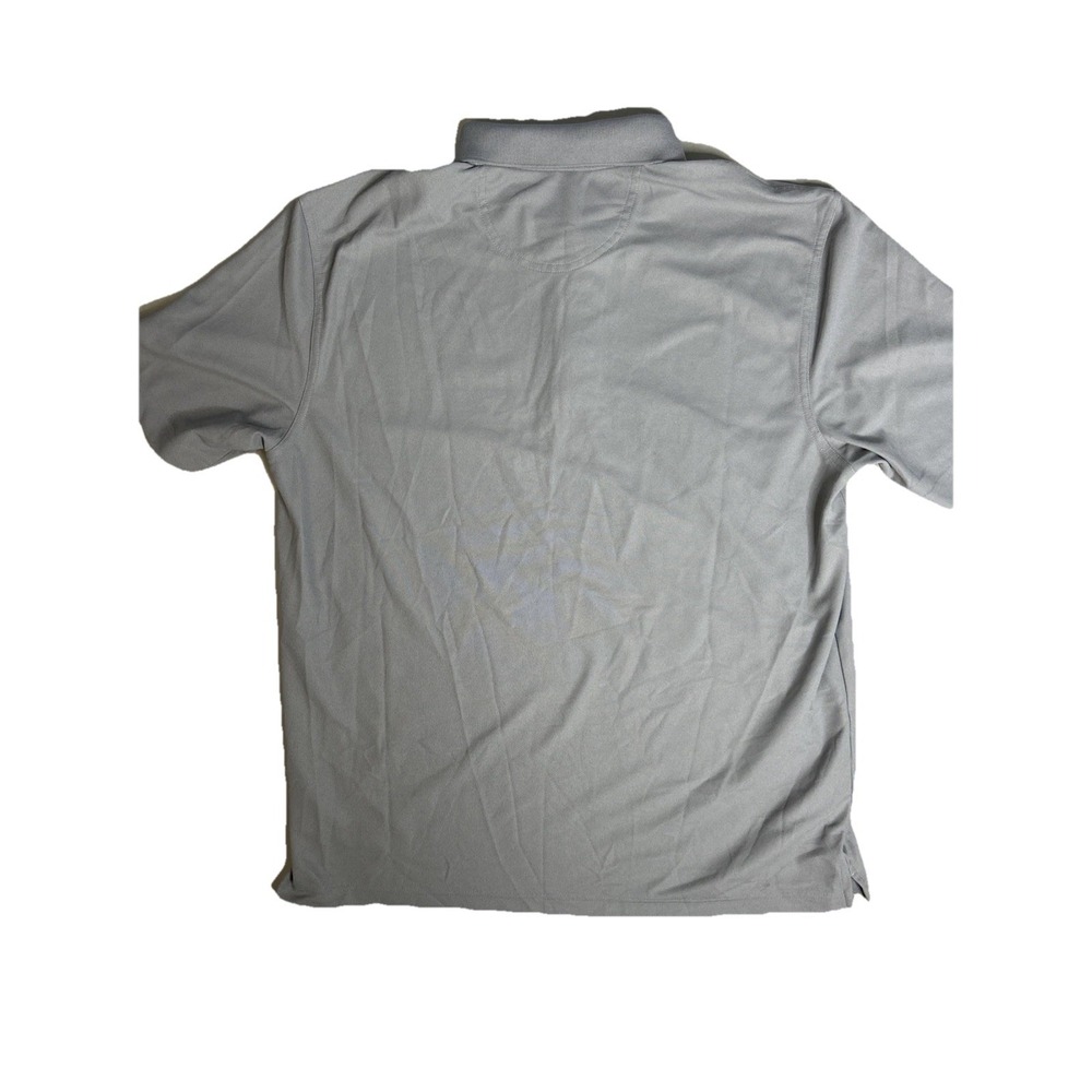 Greg Norman PlayDry Golf Polo Shirt Mens XLGray Performance Shark Logo (334) - Picture 5 of 5